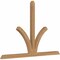 Ekena Millwork Richland Timber Gable Bracket, Western Red Cedar, 84"W x 56"H x 3 1/2"D x 3 1/2"F, 16/12 Pitch GBW084X56X0404RIC00SWR - alternate 2